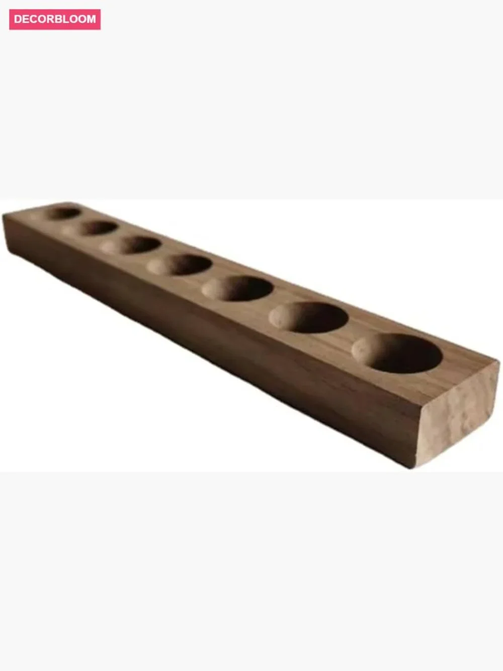 Wood Essential Oil Holder Stand 7 Bottle Display